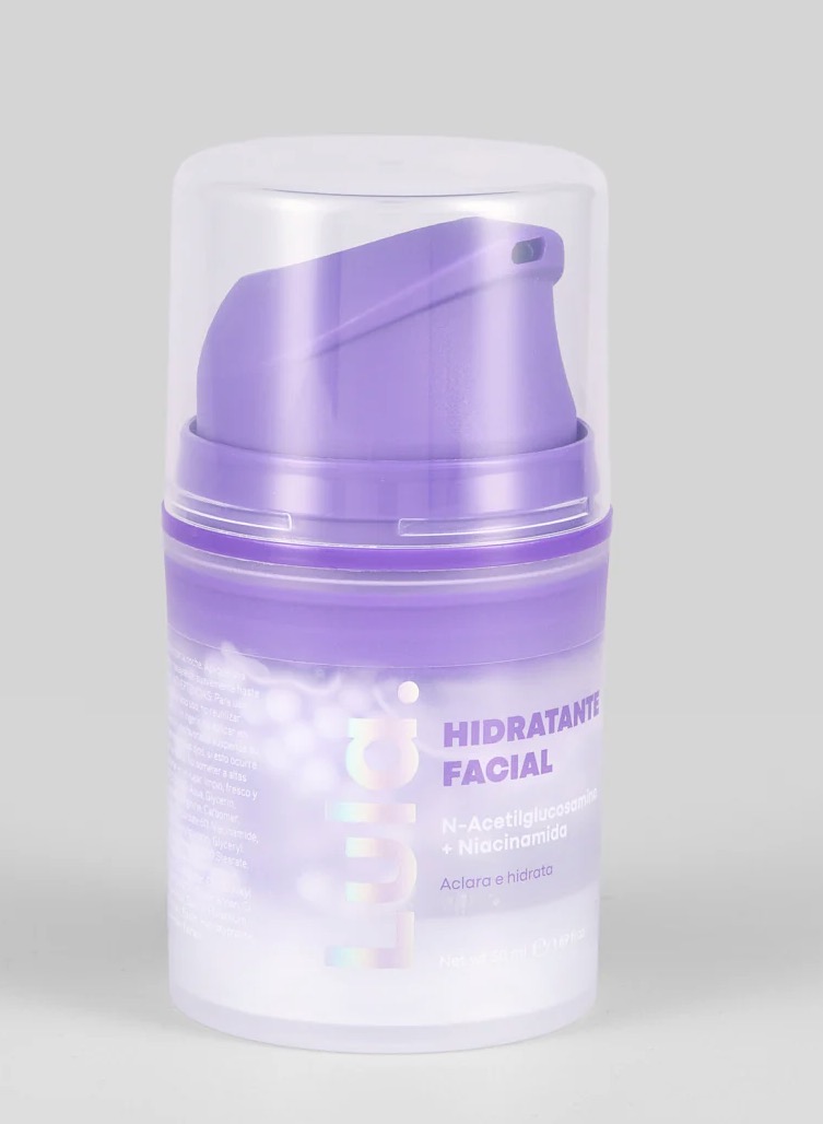 Hidratante facial con perlas 