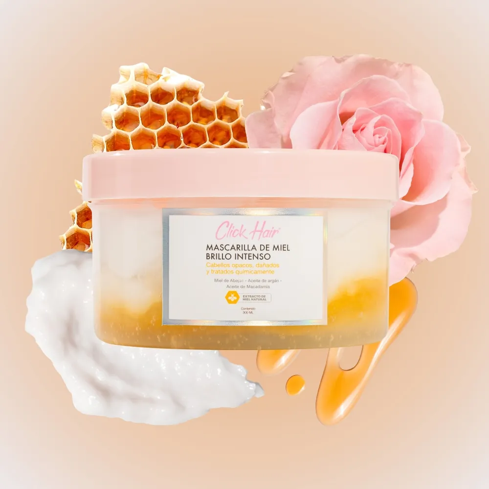 Mascarilla de miel brillo intenso 