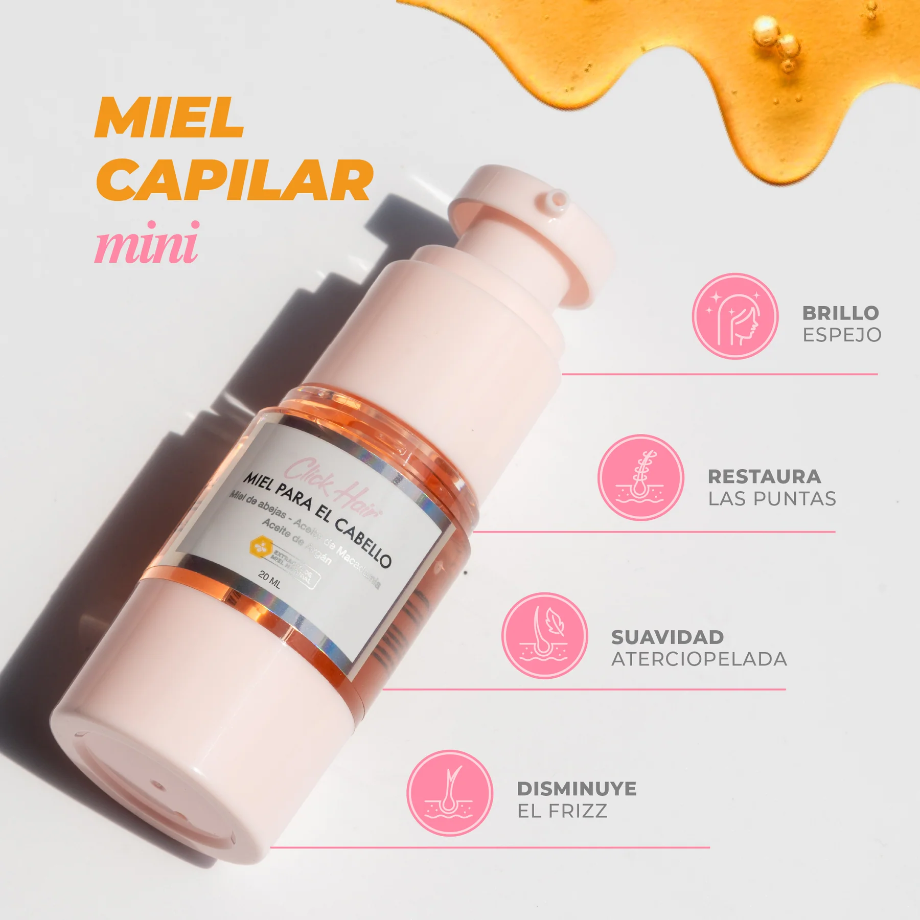 Miel mini click hair 20ML