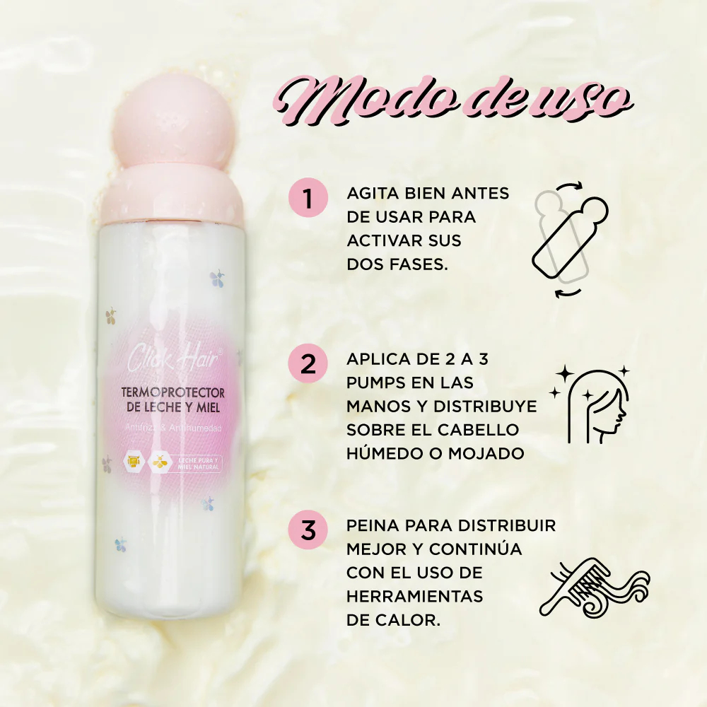 Termoprotector leche y miel 