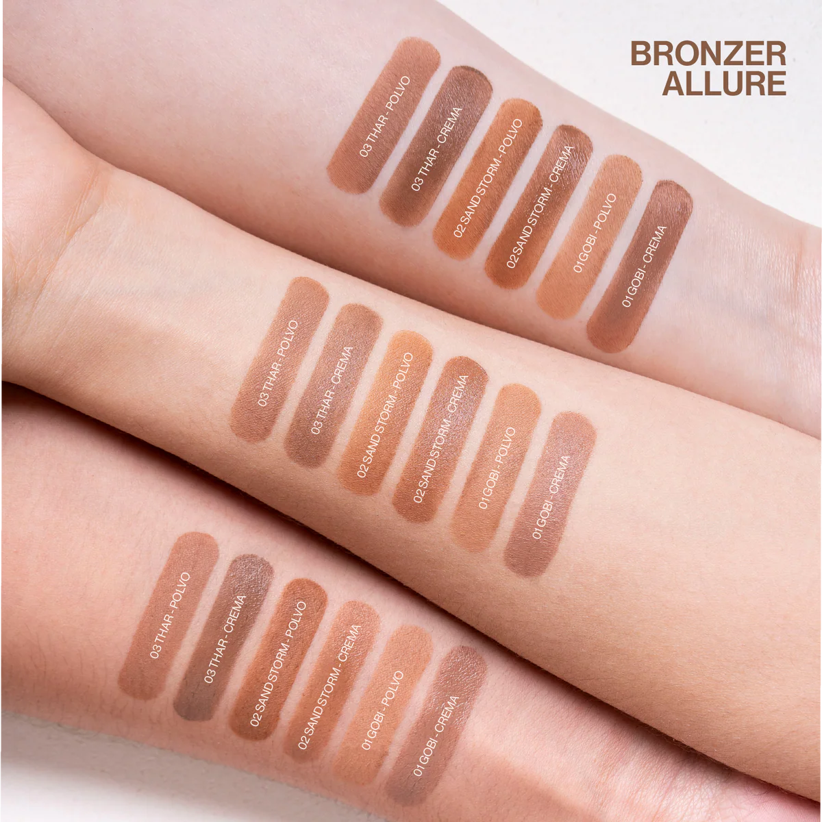 Bronzer Allure crema y compacto