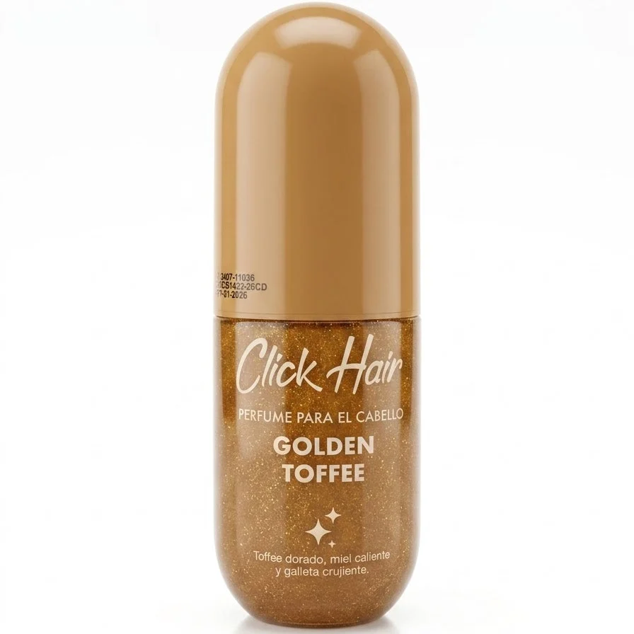 Perfume capilar con glitter 