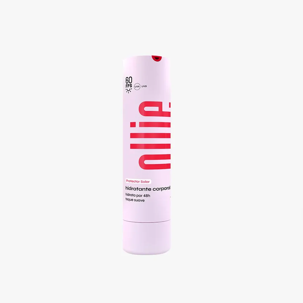 Hidratante corporal con protección sola FPS60